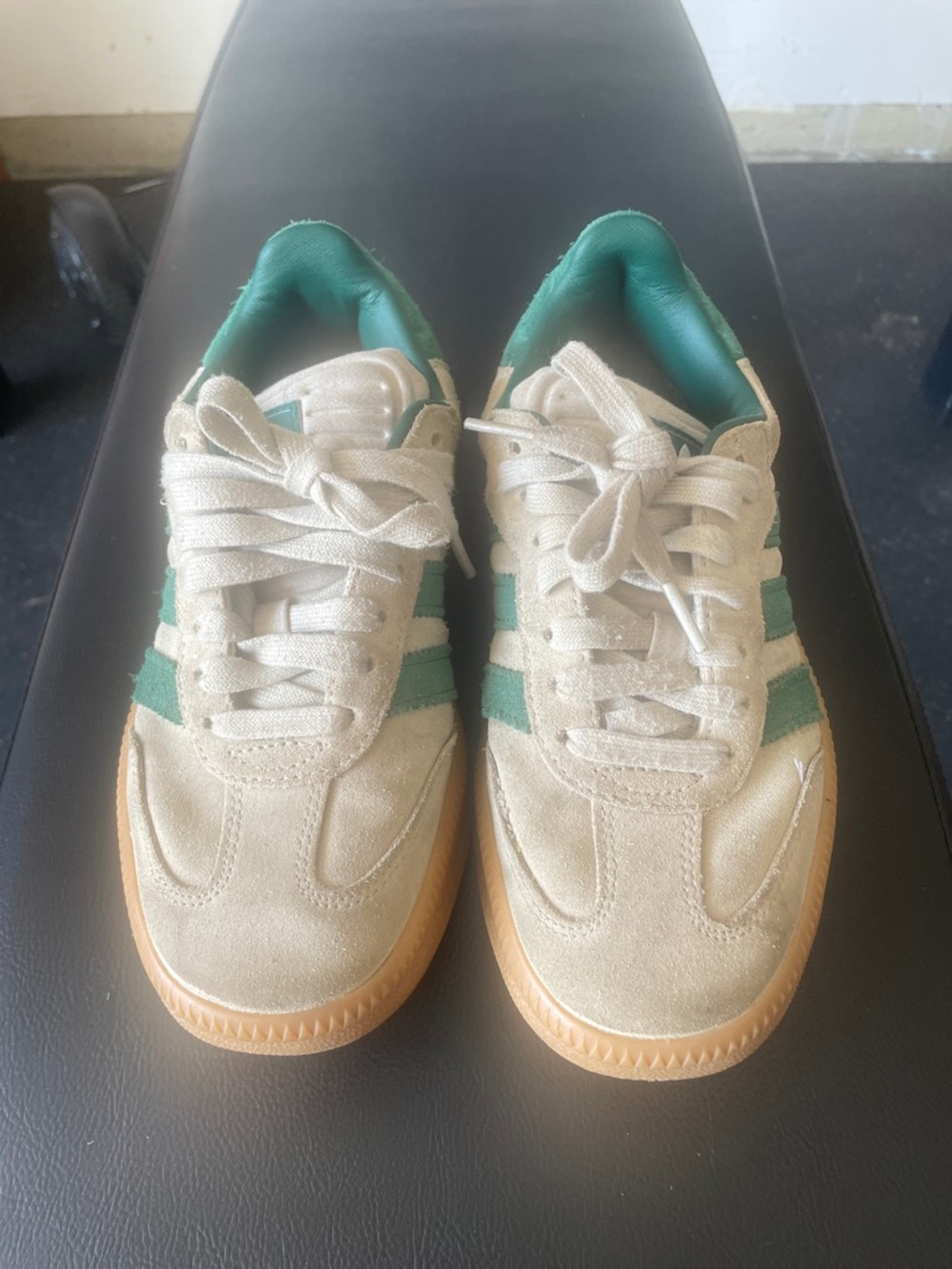 Adidas Samba Sambae Sneakers with Green Stripes size 5 kids or Mens